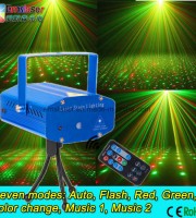 Mini Laser Stage Light Auto and Music/Sound Mode DJ Light