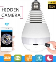 Bulb System Hidden WiFi IP Camera Original 2 Megapixel 1080 Regulation