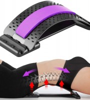 Magic Back Support Stretcher Spine Posture Corrector Massager Lumbar Pain Relief